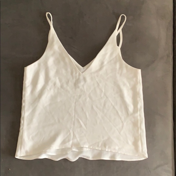 River Island Camisole Tank atop Size 6 Cream White - Picture 4 of 5